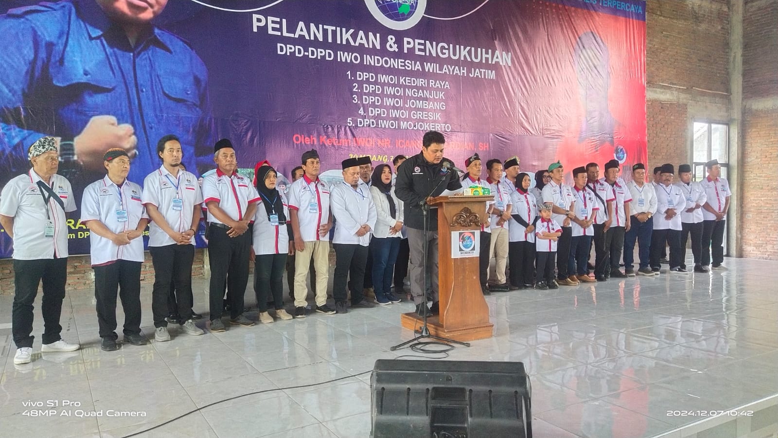 Ketum DPP IWO I Lantik4 Ketua Dan Pengurus DPD Wilayah Jatim Kediri.