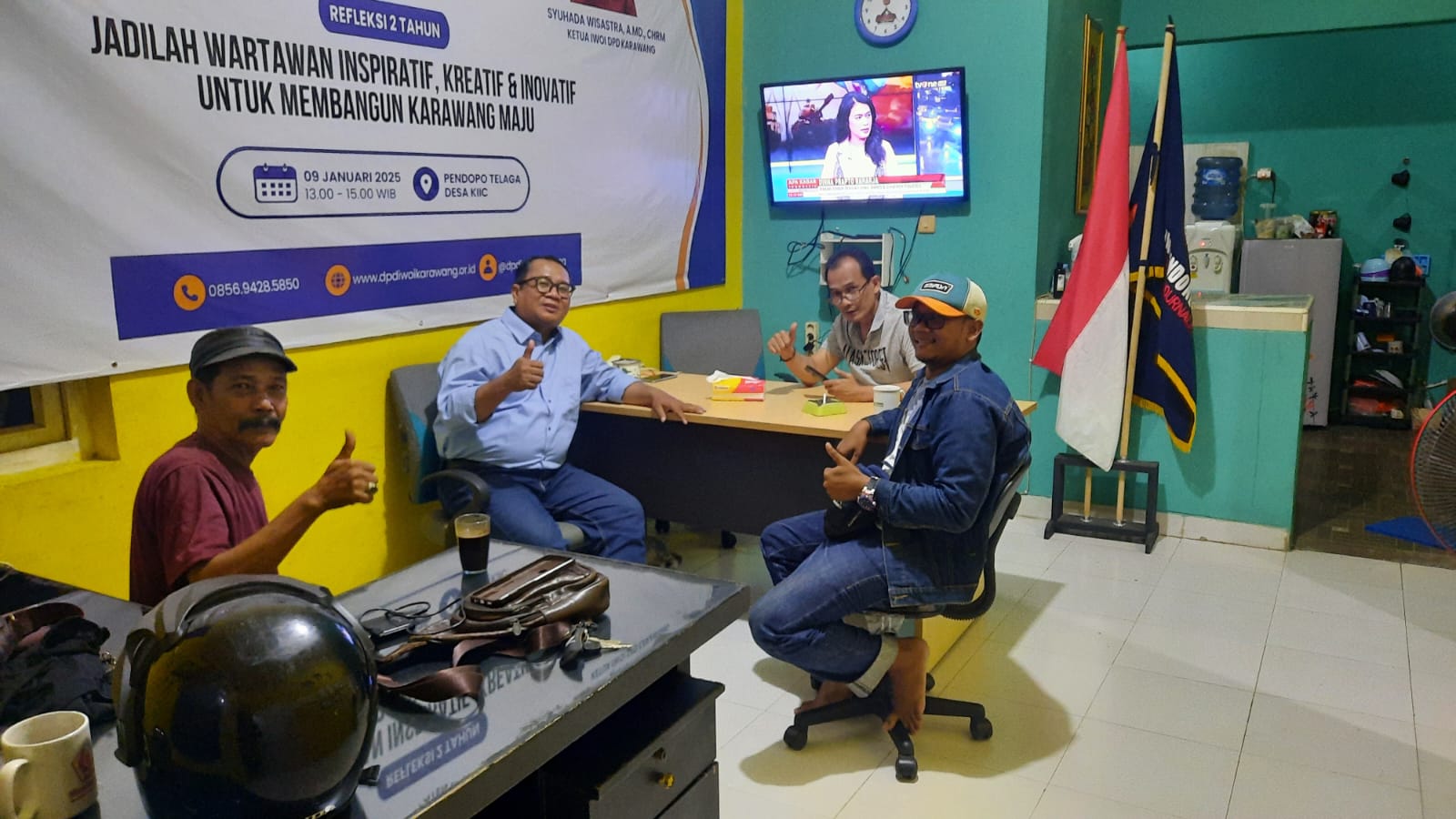 IWOI Majalengka Dan Karawang Bahas Tantang Dan Peluang Media Online Lokal