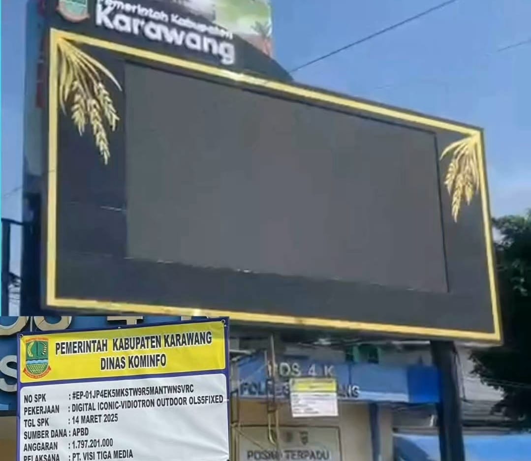 Ketua IWO Karawang: Rp 1,7 Miliar Untuk Videotron, Tapi Tida Ada Ruang Untuk Media Lokal